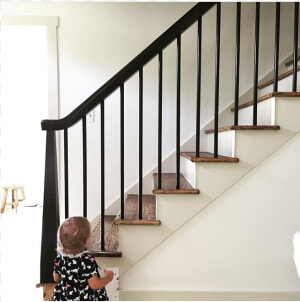 Simple Stair Railing Design  HD Png Download