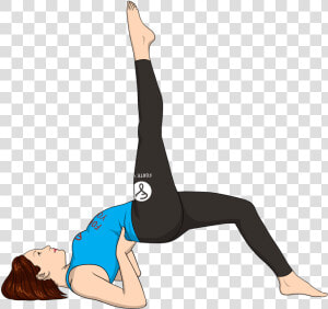 Hatha Yoga Sarvangasana Bridge   1 Person Yoga Positions  HD Png Download