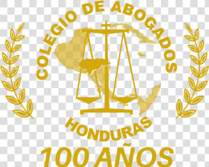 Logo Colegio De Abogados Honduras 100 Anos   Colegio De Abogados De Honduras  HD Png Download