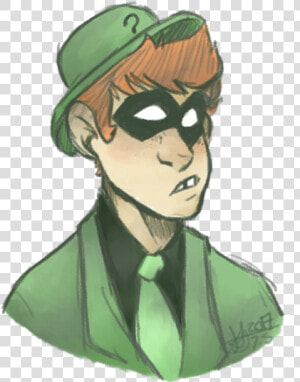 Riddler Drawing Comic Book   Riddler Batman Fan Art  HD Png Download