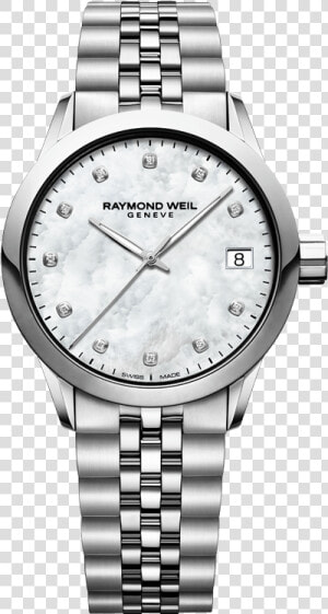 Raymond Weil Geneve Mother Of Pearl Dial Ladies Luxury   Raymond Weil 5626 St 97021  HD Png Download