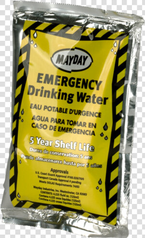 Emergency Water Pouches  HD Png Download