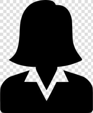 Business Woman Silhouette   Female Business Person Icon  HD Png Download