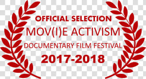 Red Laurel Of Mov E Activism 2017 2018   Laurel Wreath Cannes Film Festival  HD Png Download