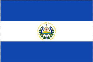 El Salvador Flag Medium  HD Png Download