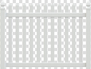 Classic Vinyl Picket Fence   Superior 1 1 2 Deluxe Picket Fence  HD Png Download