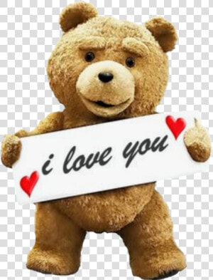  freetoedit  bear  teddy  teddybear  cute  sign   Ted 2  HD Png Download