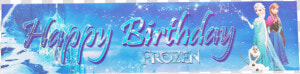 Happy Birthday Banner Frozen   Happy 10th Birthday Frozen Background  HD Png Download