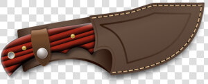 Hunter In A Sheath   Hunter Knife Clip Art  HD Png Download