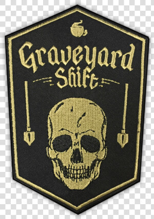 Large Graveyard Shift Patch   Graveyard Shift Font  HD Png Download