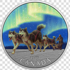 Canadian Coin Northern Lights  HD Png Download