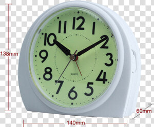 8 Hours Supper Luminous Dial Big Size Quartz Analog   Alarm Clock  HD Png Download