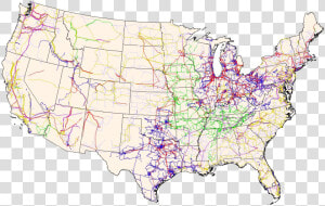 Main   Us Power Grid Map  HD Png Download