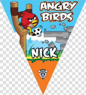 Angry Birds Triangle Individual Team Pennant   Angry Birds Rio Icon  HD Png Download