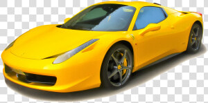 Ferrari  Ferrari 458  Sports Car  Yellow   Ferrari Jaune  HD Png Download