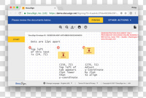 Sign Here Tab Alignment   Docusign Tab  HD Png Download