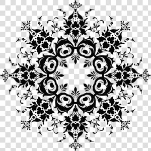 Transparent Stencil Png   Mandala Stencil For Walls  Png Download