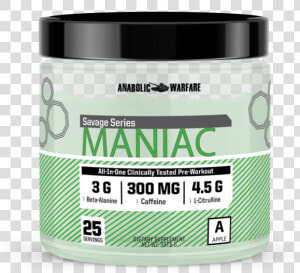 Maniac Pre Workout Anabolic Warfare  HD Png Download