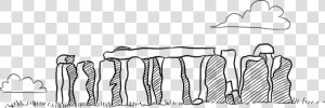 Stonehenge   Png Download   Line Art  Transparent Png