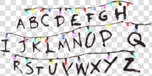  stranger  things  eleven  mike  alphabet   Calligraphy  HD Png Download