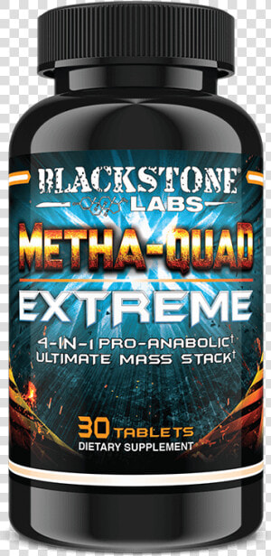 Blackstone Prohormone   Blackstone Labs Metha Quad Extreme  HD Png Download