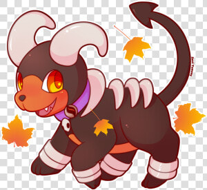 Commission Houndoom By Seviyummy Jpg Download   Cute Houndoom Drawings  HD Png Download