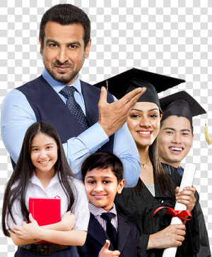 The Great India Education Fair Style   Graduation  HD Png Download