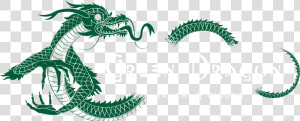 Green Tai Chi Dragon  HD Png Download