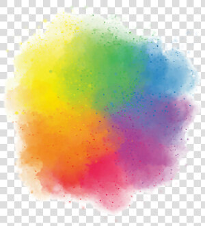  freetoedit  rainbow  watercolor  paint  splotch   Humo Arcoiris Png  Transparent Png