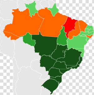 Brazilian States By Poverty Incidence   Brazilian Monarchy  HD Png Download