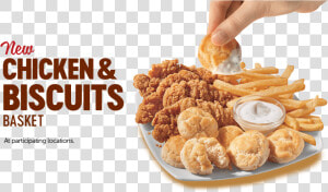 New At Dairy Queen  The Chicken And Biscuits Basket   Dq Chicken And Biscuits Basket  HD Png Download