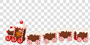 Train Clipart Xmas   Cute Merry Christmas Clip Art  HD Png Download