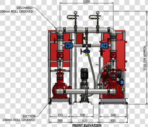 Electric Fire Hydrant Drawing Front   Fire Hydrant Booster Cad  HD Png Download