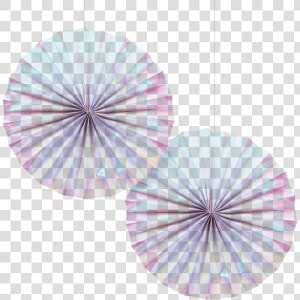 Iridescenty Paper Fans   Hand Fan  HD Png Download