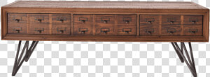 Coffee Table With Lots Drawer  HD Png Download