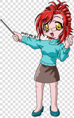 Chibi Teacher By Swinx10   Anime Teacher Transparent Background  HD Png Download