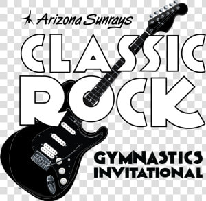 Classic Rock Gymnastics Invitational Class Main logo   Bass Guitar  HD Png Download