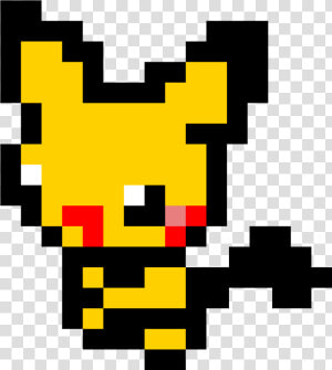 Pokemon Pixel Art 8 Bit   Png Download   Pichu Pixel Art  Transparent Png