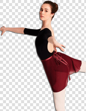 Georgette Wrap Skirt   Georgette Ballet Skirt  HD Png Download