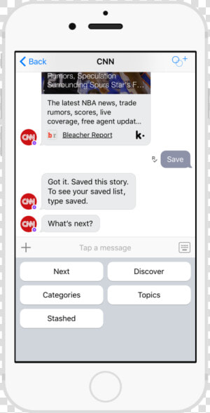 Cnn Chat Bot On Kik   Cnn Chatbot Kik  HD Png Download