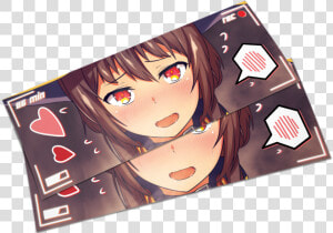 Megumin Slap Sticker  HD Png Download