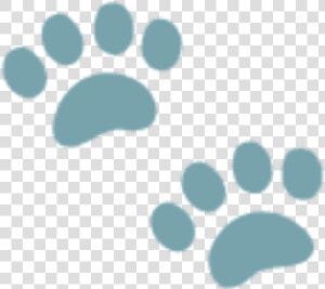 Transparent Dog Footprint Png   Patas Emoji  Png Download