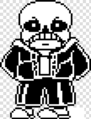 Undertale Black Black And White Text Font   Sans Undertale  HD Png Download