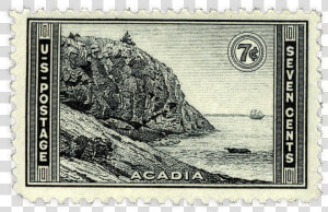 Acadia Stamp   National Parks Collector Stamps  HD Png Download