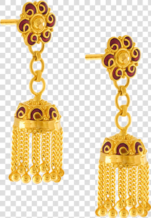 22k Yellow Gold Earrings   Gold Jewellery Earrings Png  Transparent Png