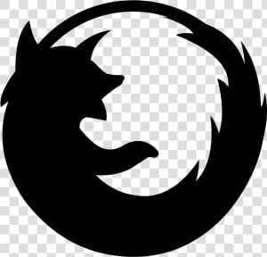 Firefox Icons Png   Firefox Black And White Icon  Transparent Png