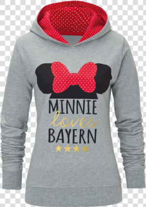 Hoodie Lady Disney Minnie Mouse   Minnie Mouse Hoodie Damen  HD Png Download