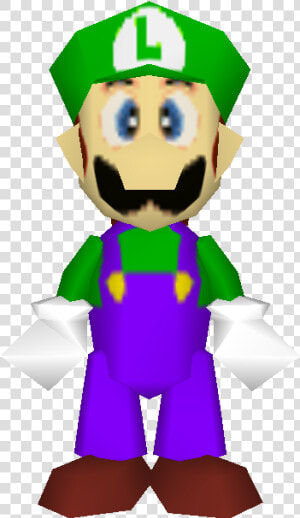 Download Zip Archive   Smash 64 Luigi Model  HD Png Download