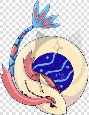 So I Did A Milotic   Illustration  HD Png Download