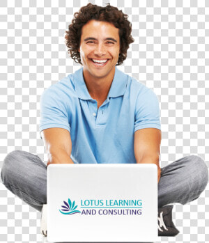 Man laptop   Men With Computer Png  Transparent Png